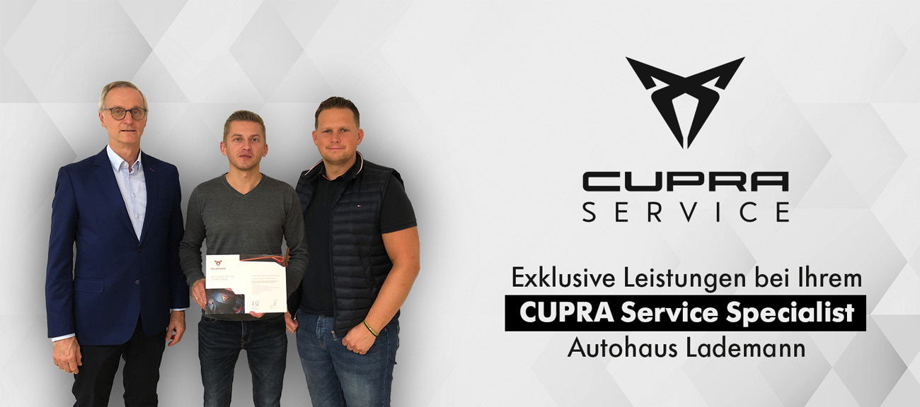 Wir sind jetzt Cupra Service Spezialist