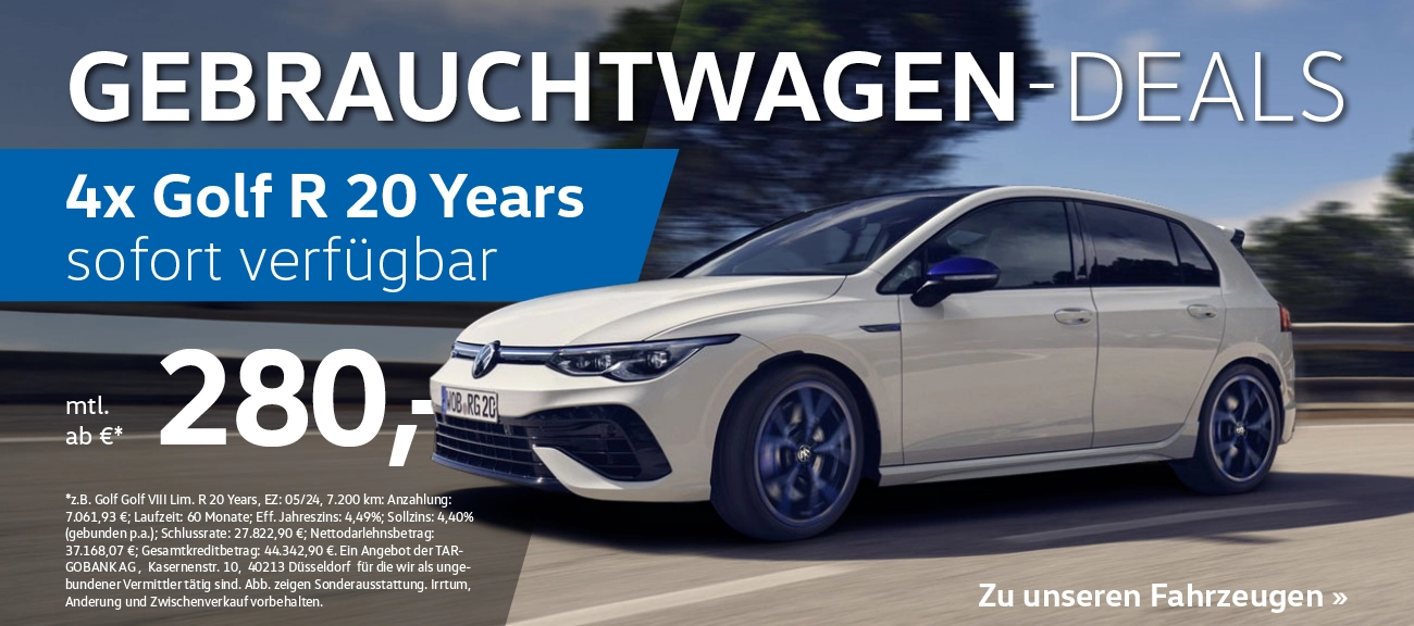Slider GW Golf R 20 Years