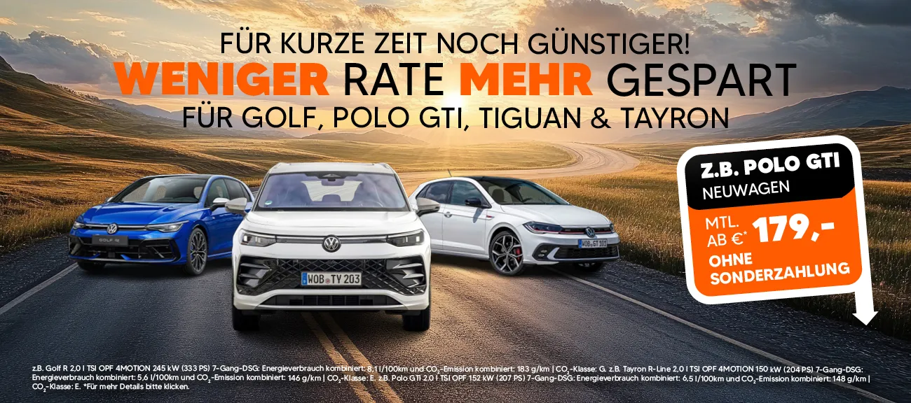 VW Plus Leasing Aktion