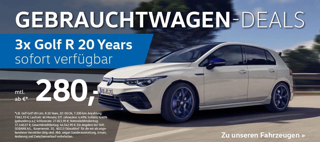 Slider GW Golf R 20 Years
