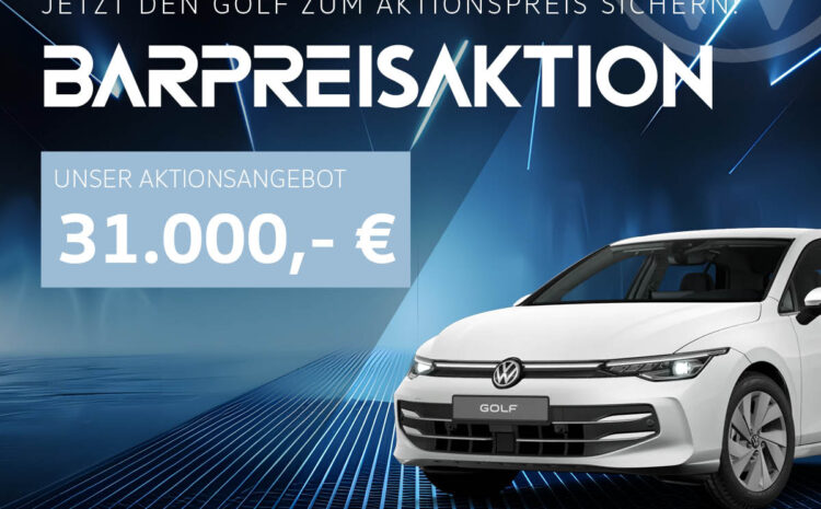  14x Golf Barpreisaktion