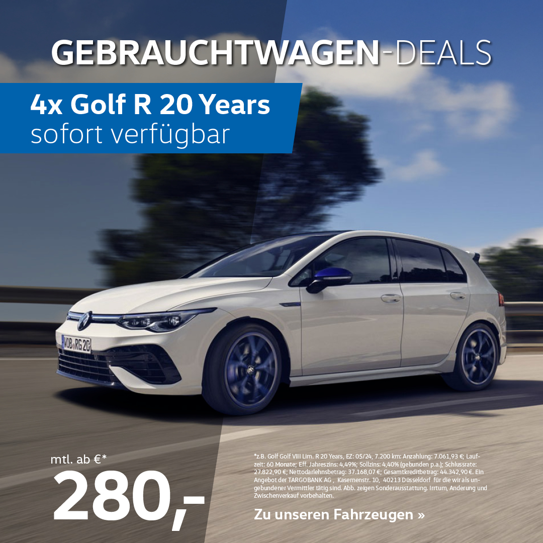 Gebrauchtwagen Golf R 20 Years