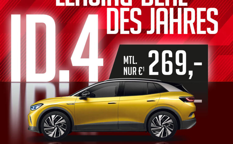 VW ID.4 Sonderaktion bis 26.05.2025