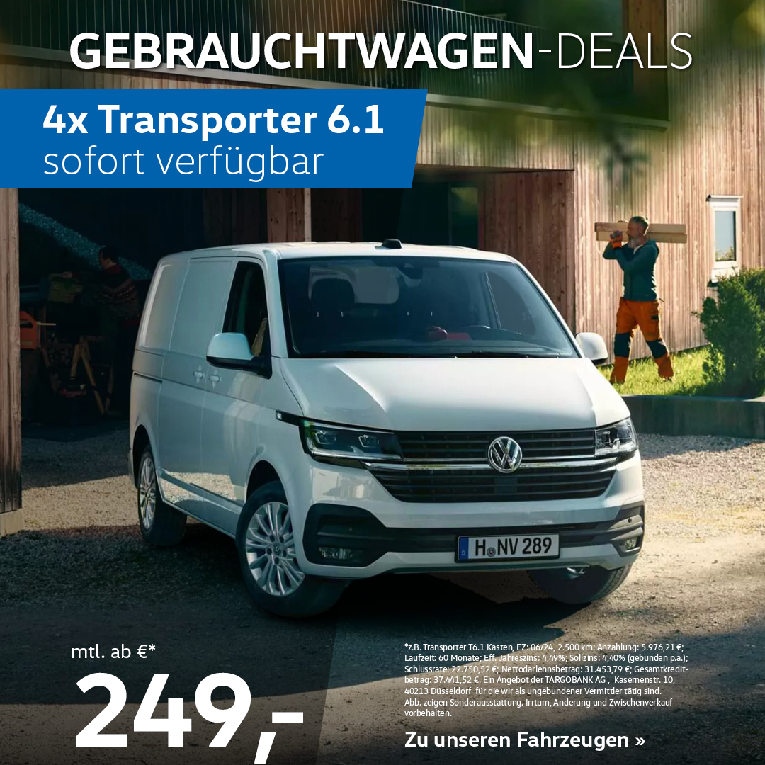 Gebrauchtwagen Transporter T6.1