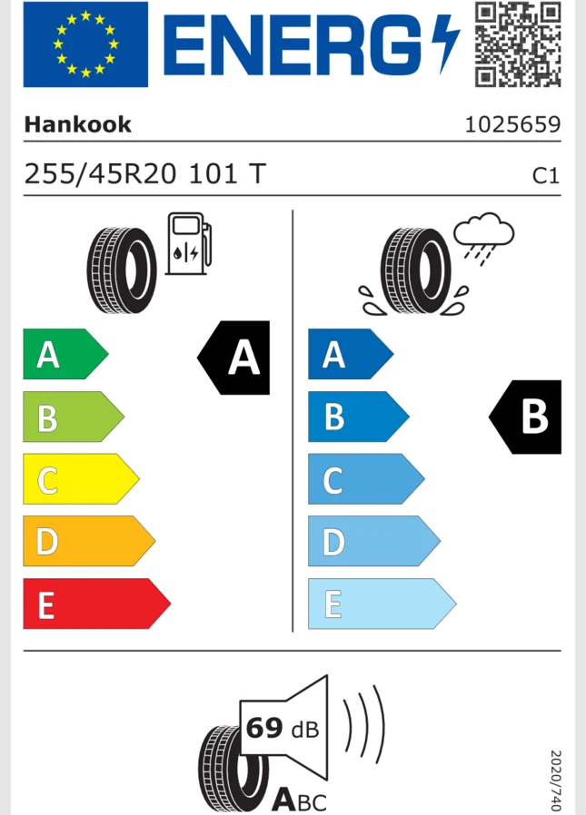 255:45 R20 101T Reifen