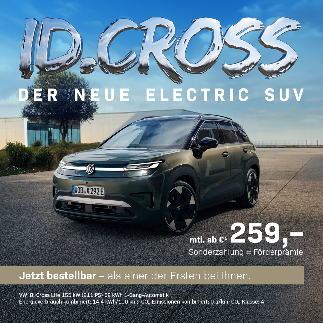 BB VW ID. Cross neu