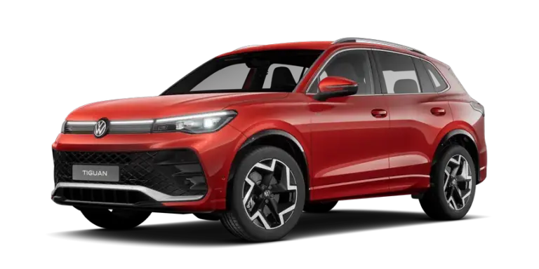 VW Tiguan R-Line in Rot
