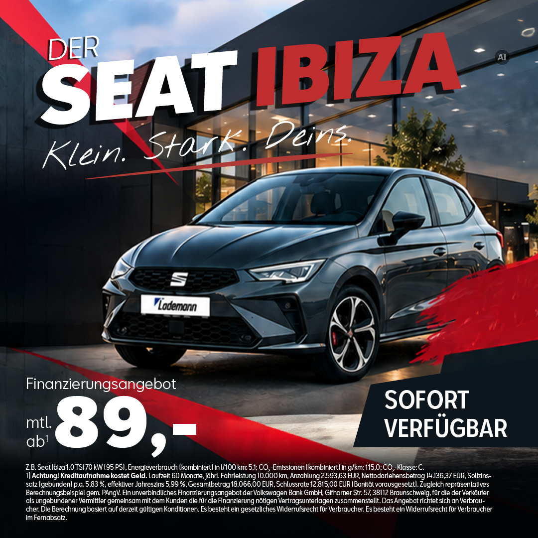 BB Seat Ibiza GW Aktion BB Seat Ibiza GW Aktion