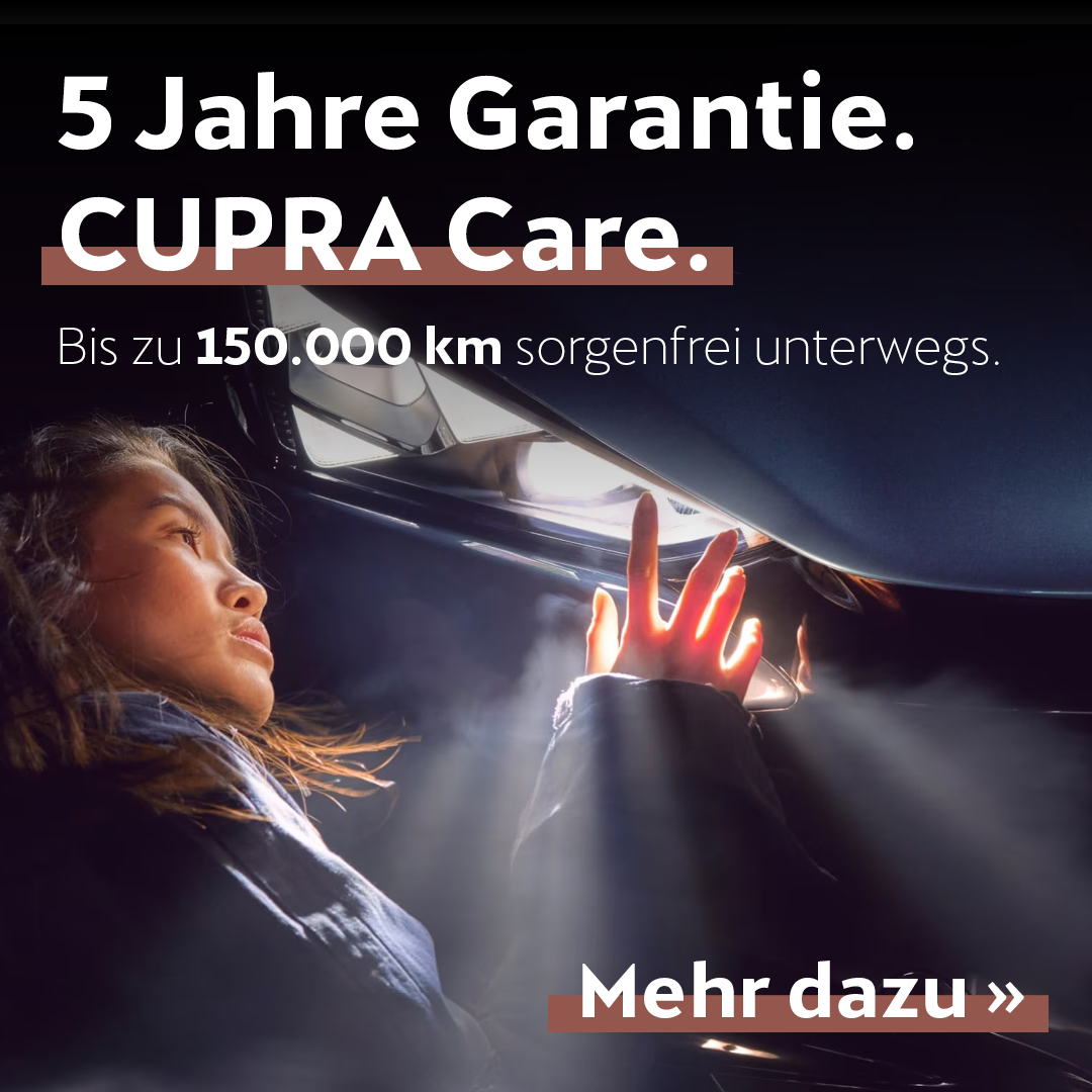 BEITRAGSBILD Cupra Care 5 Jahre Garantie